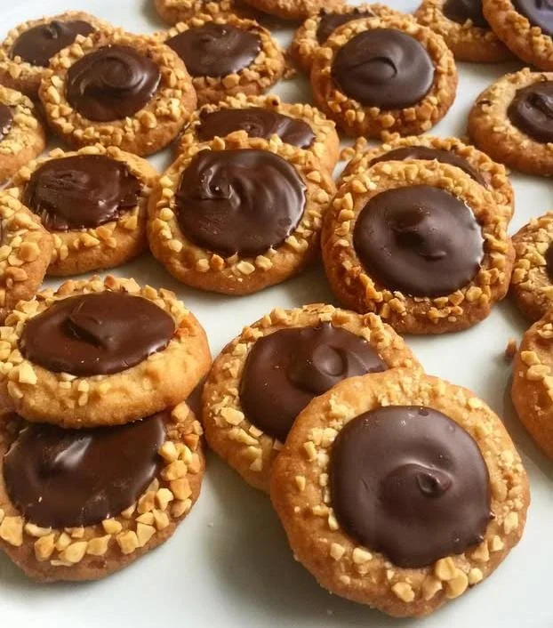 Double Chocolate Hazelnut Cookies