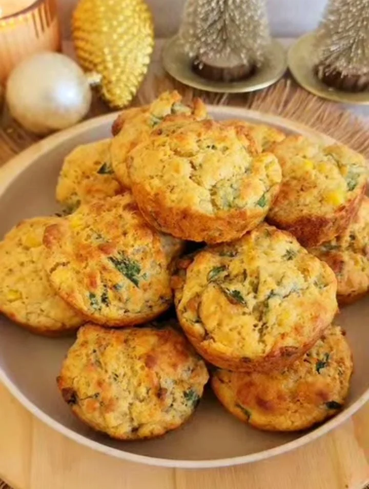 Egg White Spinach Muffins