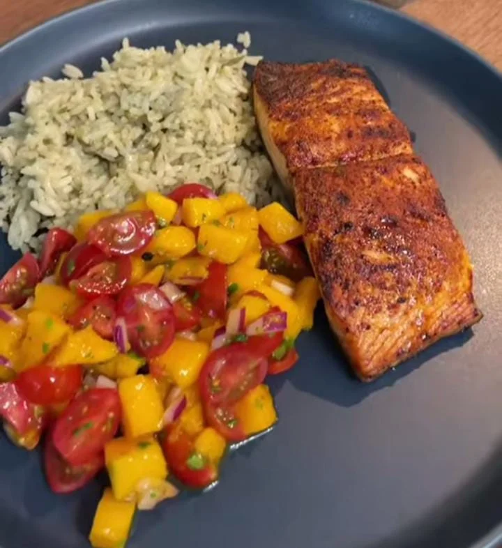 Cilantro Lime Grilled Salmon