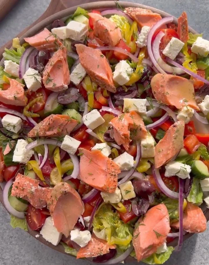 Greek Salmon Salad