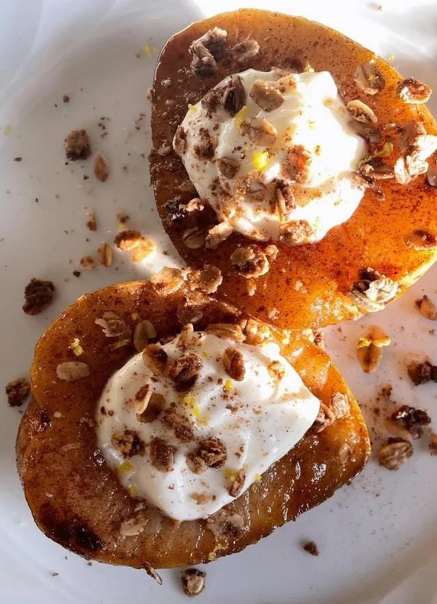 Honey-Vanilla Baked Pears