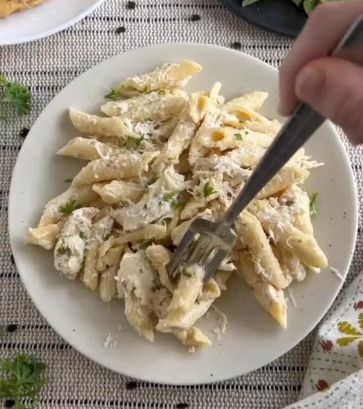 Mushroom and Garlic Alfredo