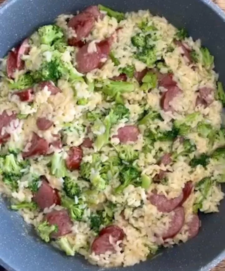 Turkey Sausage and Broccoli Rice Bowl