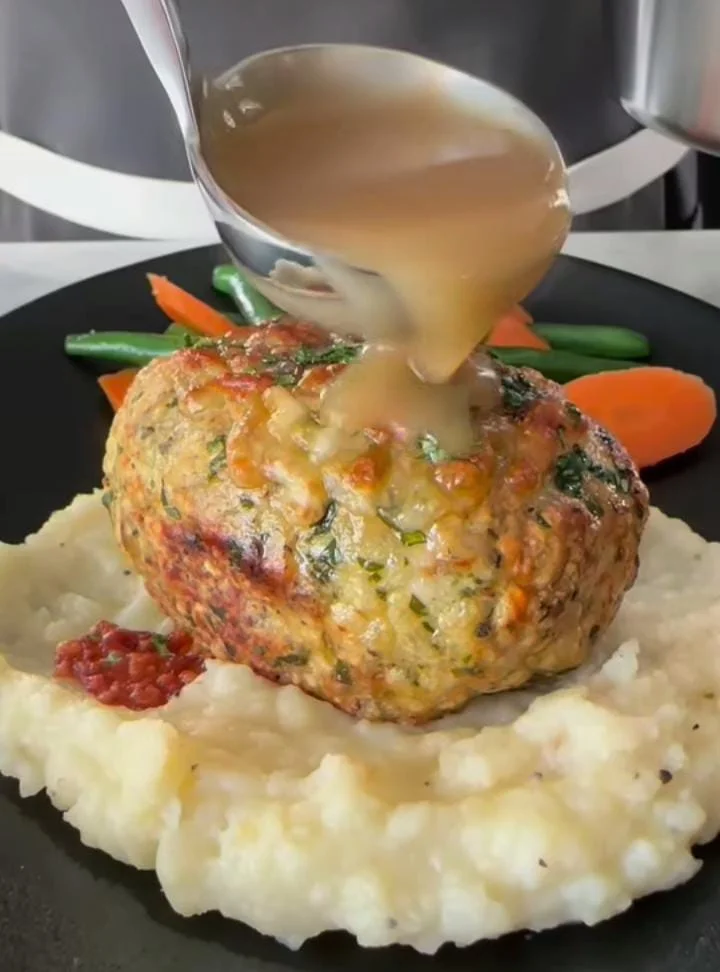 BBQ Glazed Turkey Meatloaf