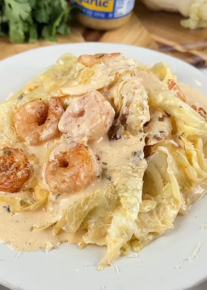 Sun-Dried Tomato and Basil Shrimp Alfredo
