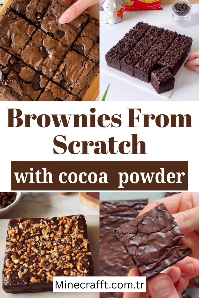 Brownies from Scratch With Cocoa Powder