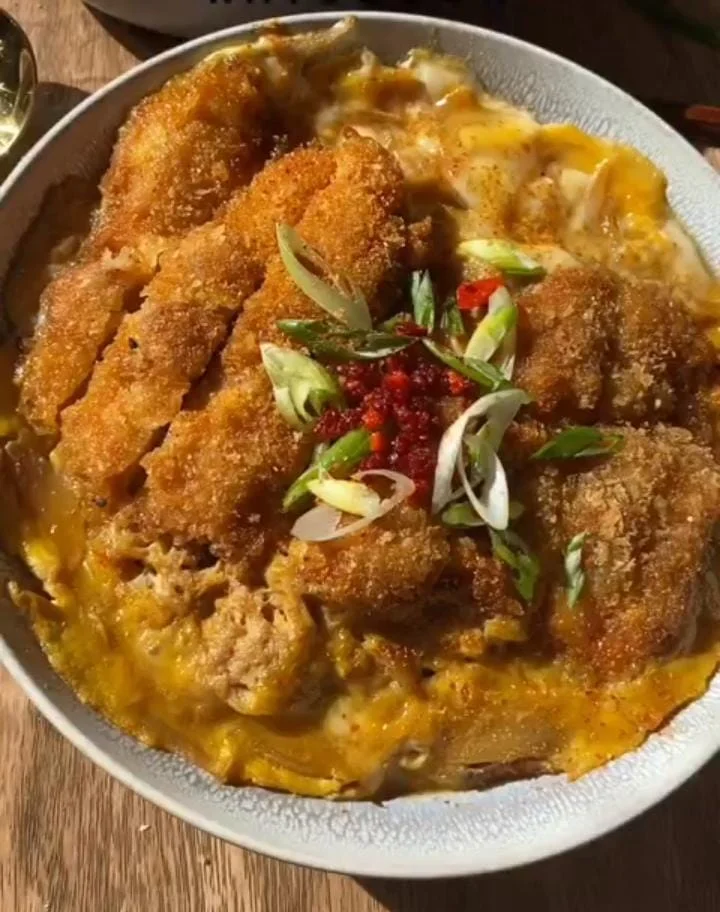 Tofu Katsudon (Vegetarian)