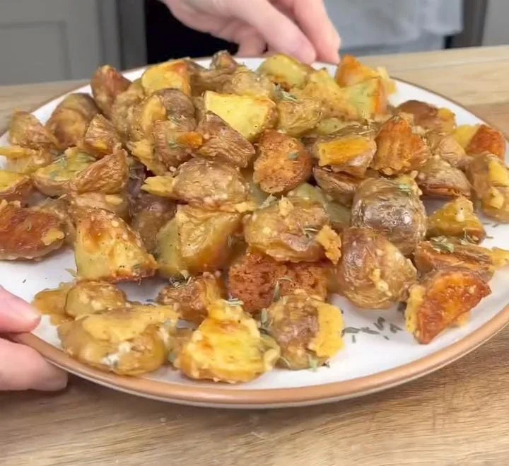 Parmesan Crusted Roasted Potatoes