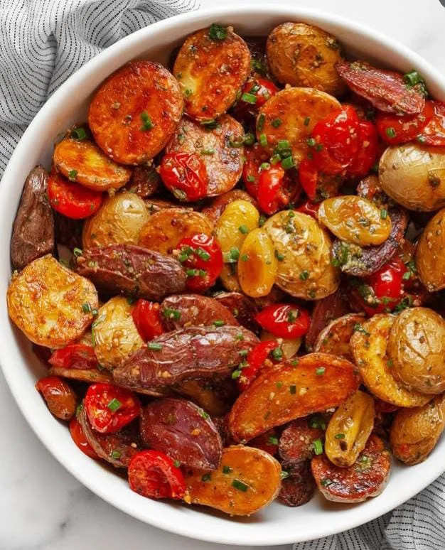 Honey Mustard Roasted Potatoes