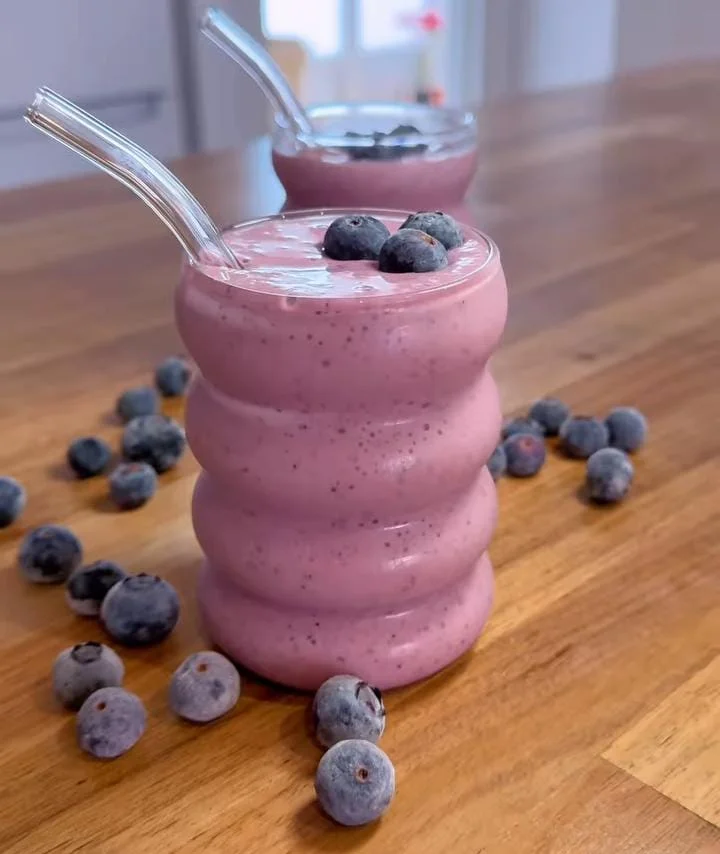 High-Protein Frozen Blueberry Smoothie