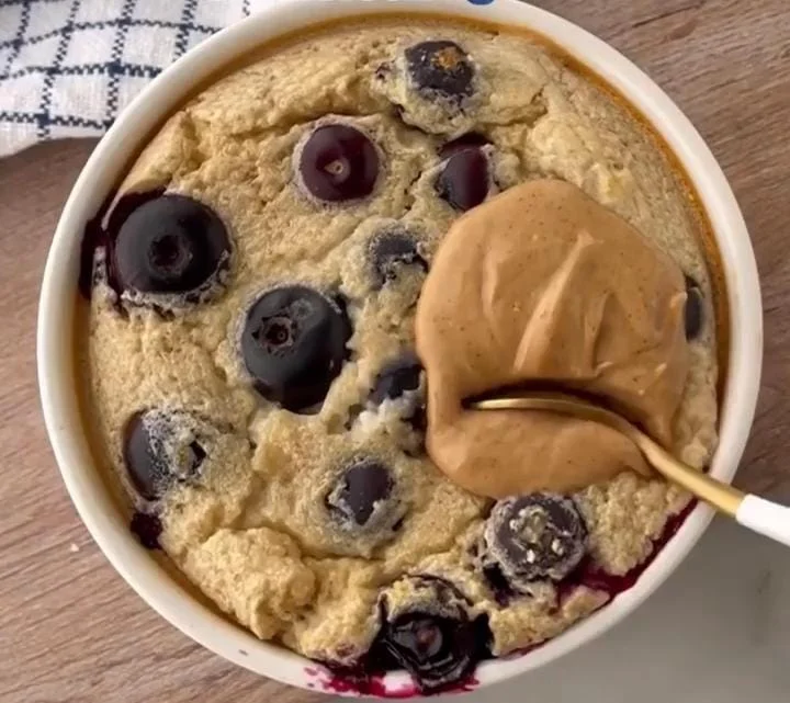 Lighter Blueberry Muffins with Oat & Almond Flour 