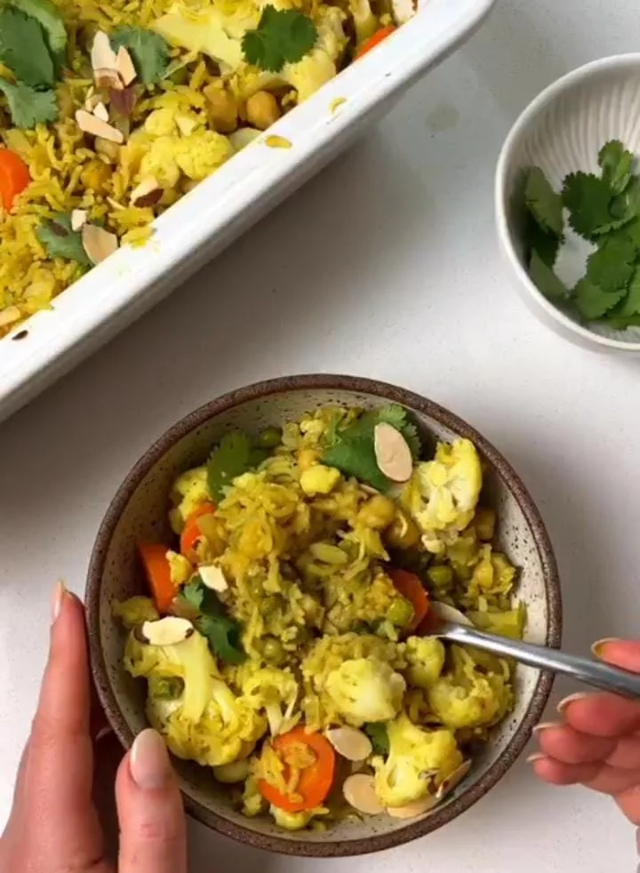 Mediterranean Chickpea Casserole