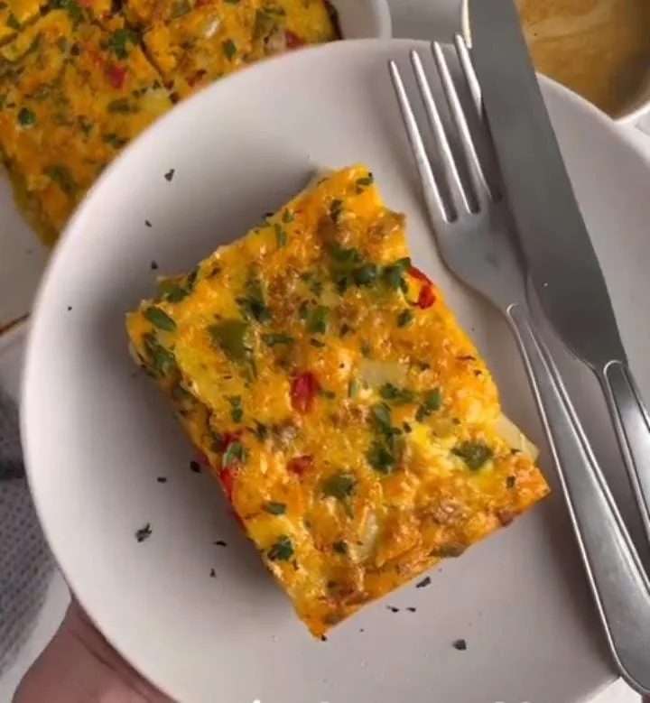 Veggie Egg Breakfast Bake — Freezer-Friendly Morning Power