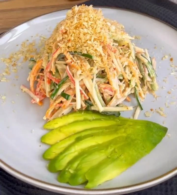 Light Crab Avocado Salad