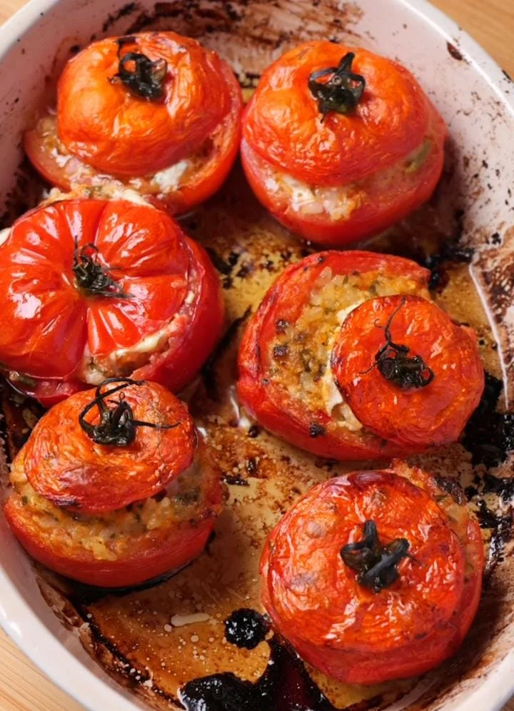 Baked Crab-Stuffed Tomatoes