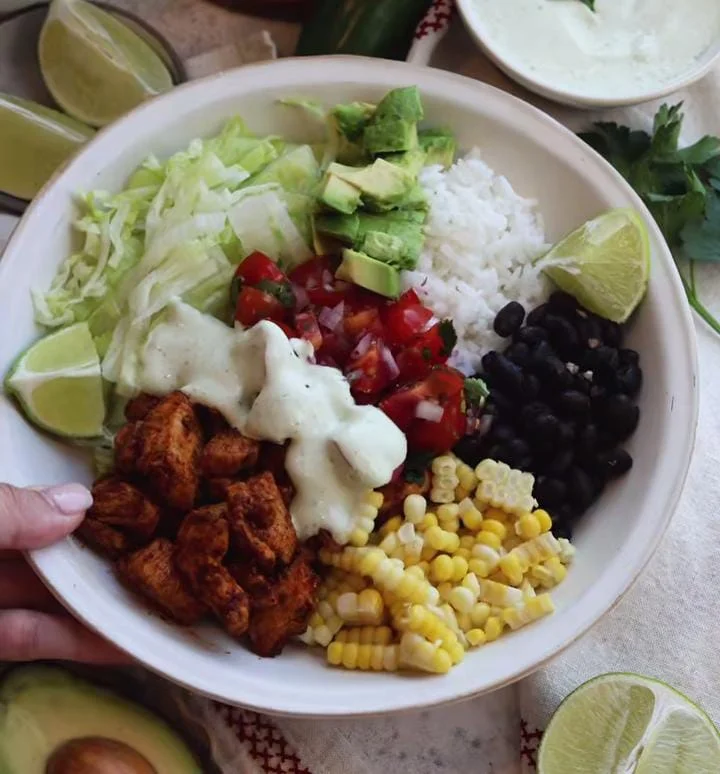 Mini Chicken & Rice Burrito Bowls