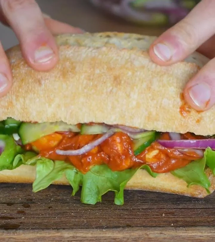 Tofu Breakfast Sandwich