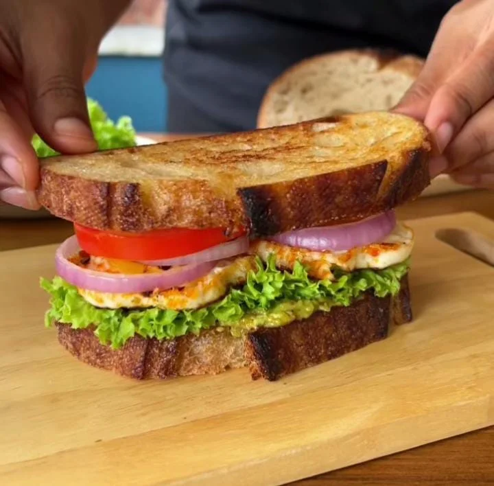 Veggie Egg Breakfast Sandwich