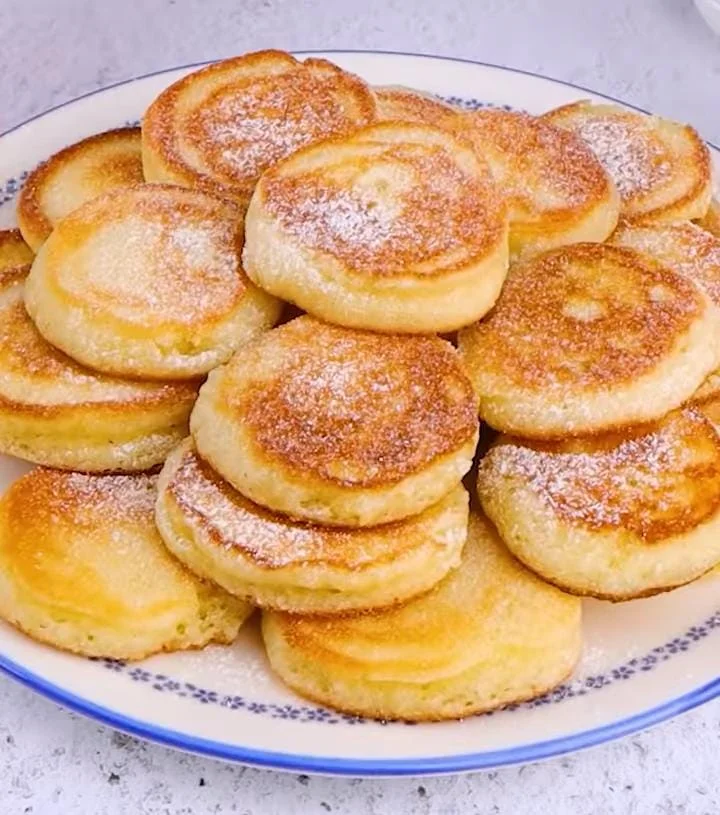 Mini Scrambled Egg Pancakes