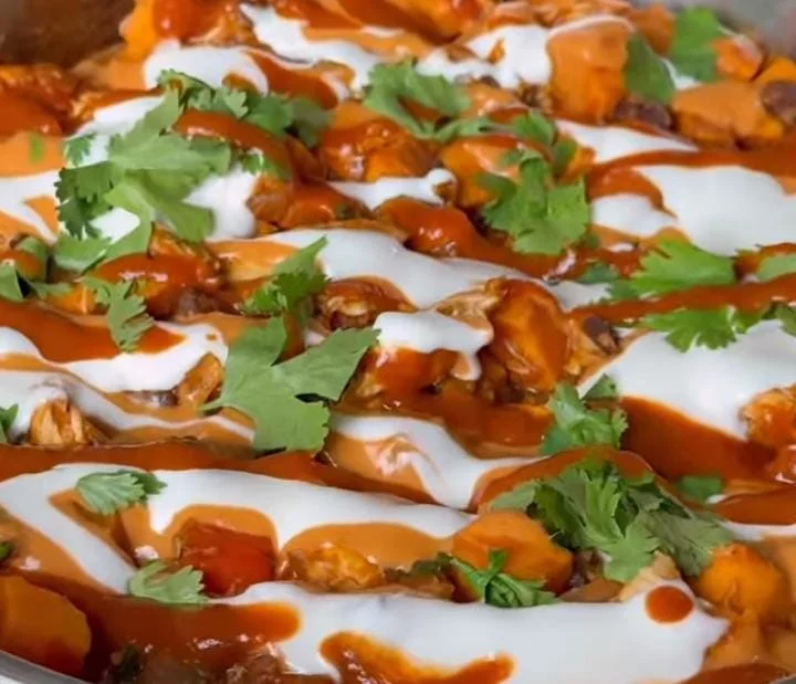 Baked Ranch Chicken with Sweet Potatoes