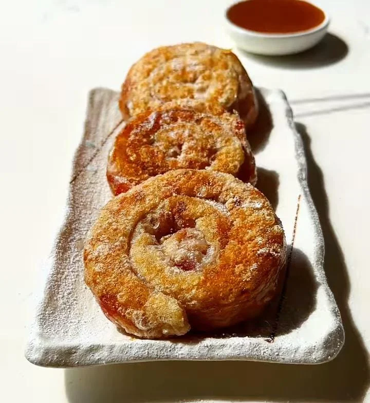 Rice Paper Apple Cinnamon Rolls