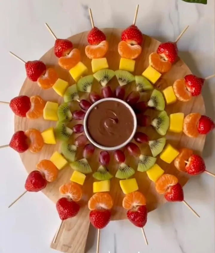 Rainbow Fruit Skewers