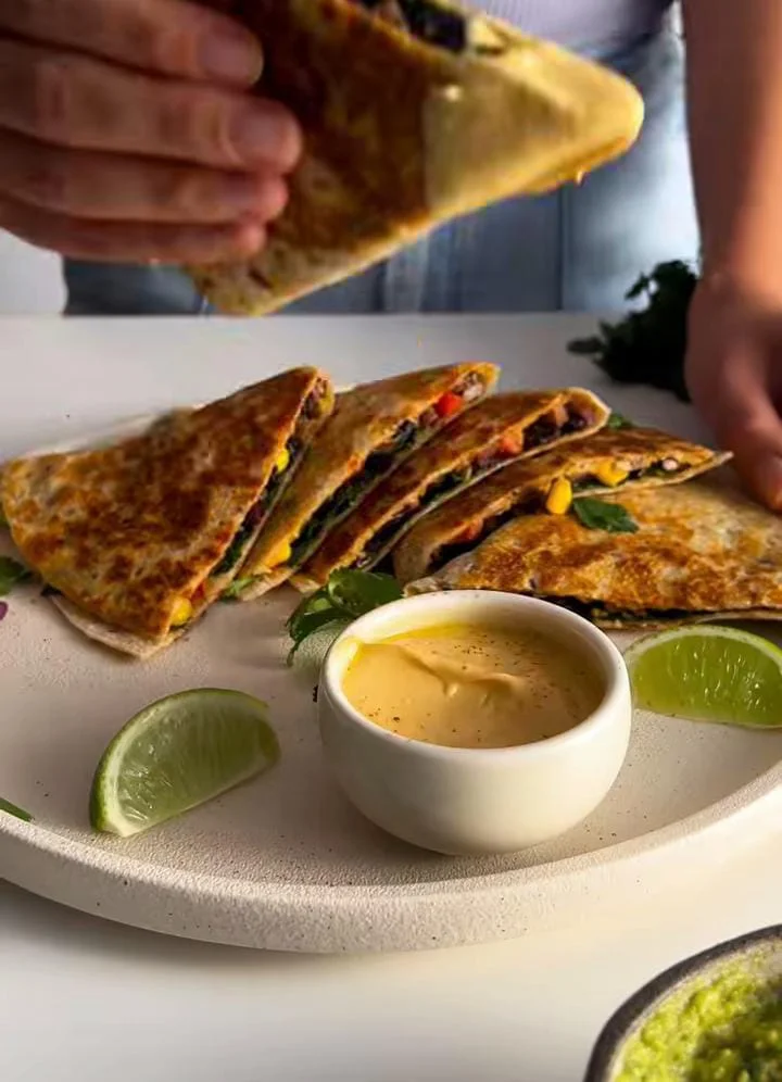 Bean and Cheese Quesadillas