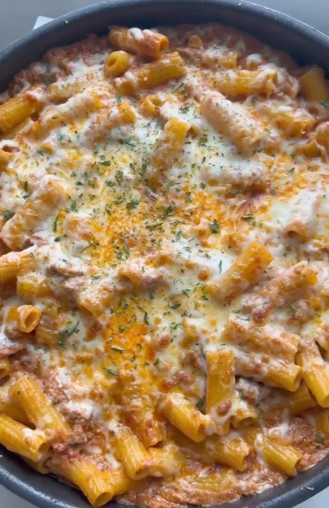 Baked Ziti with Simple Tomato Sauce