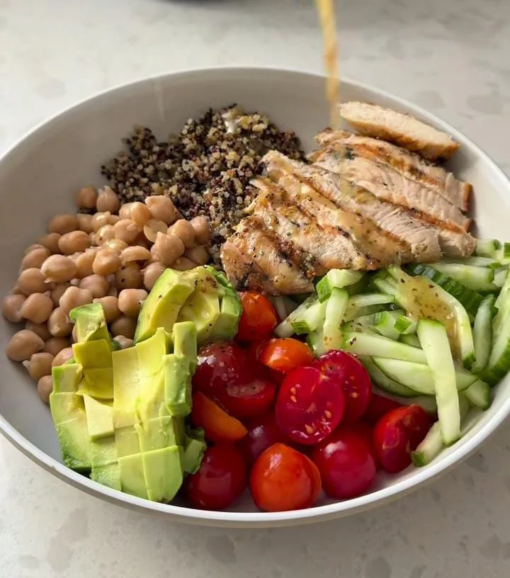 Grilled Chicken Quinoa Power Bowl