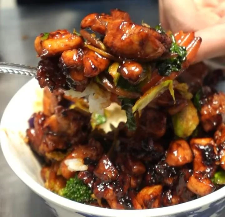 Teriyaki Frozen Chicken Skillet