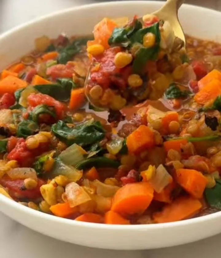 Lentil and Spinach Soup