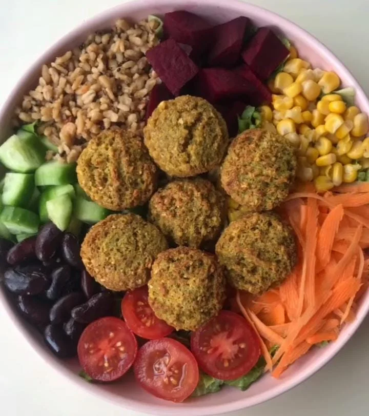 Falafel Grain Bowl with Tzatziki