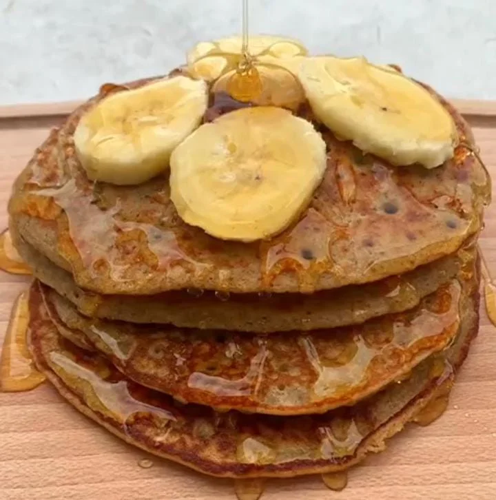 Banana Oat Pancakes
