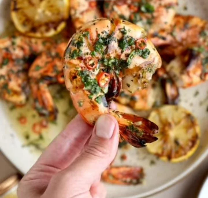 Lemon Herb Grilled Shrimp