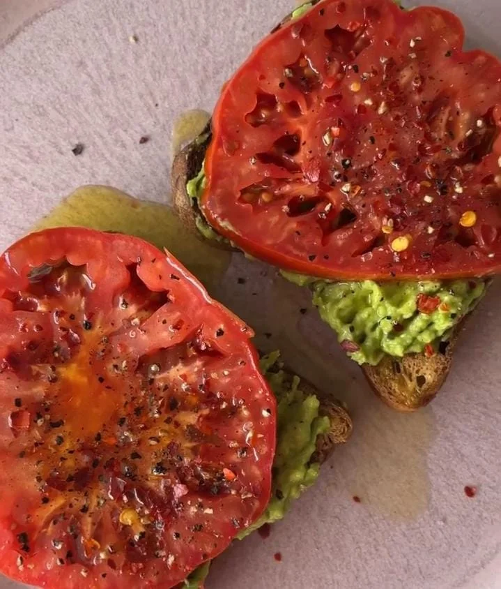Mediterranean Avocado Tomato Toast