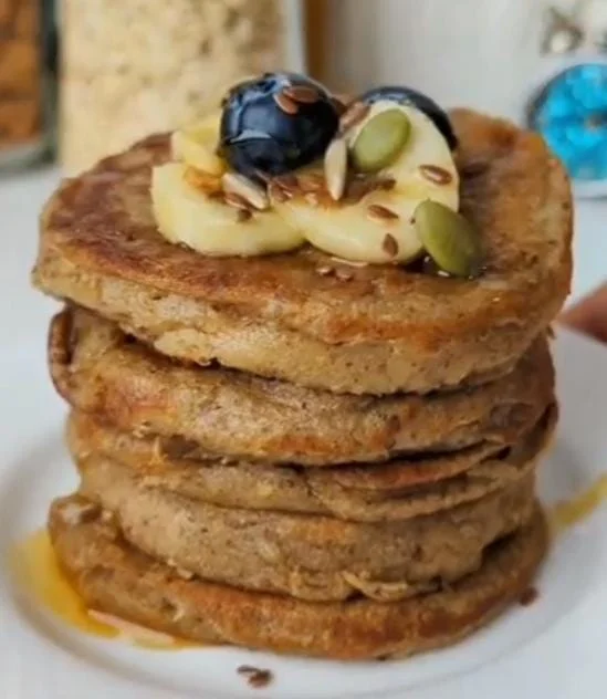  Banana Oat Pancakes