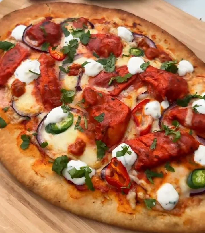 Grilled Chicken and Pesto Pizza Topping