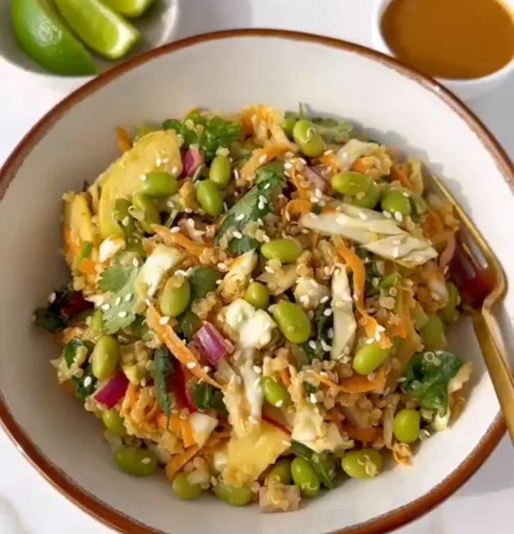 Edamame and Quinoa Protein Bowl