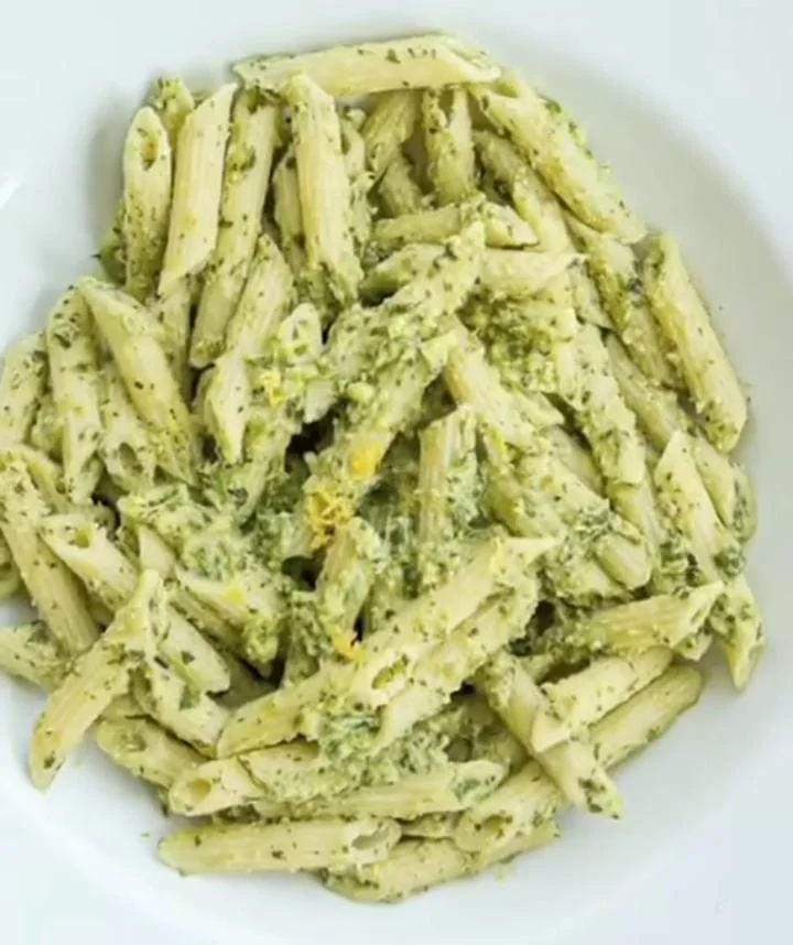 Edamame Pesto Pasta