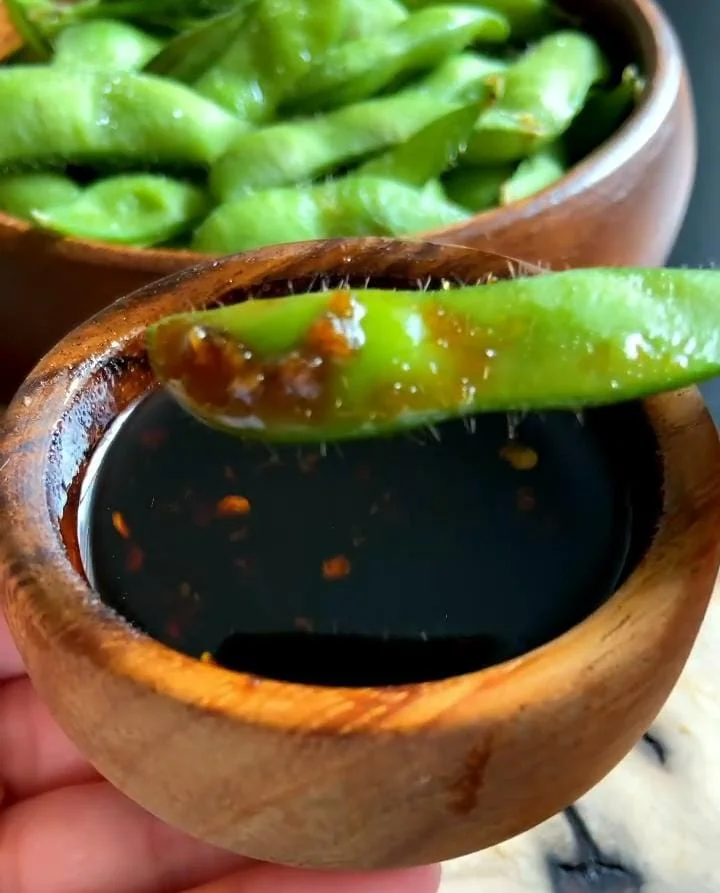 Spicy Sesame Soy Edamame