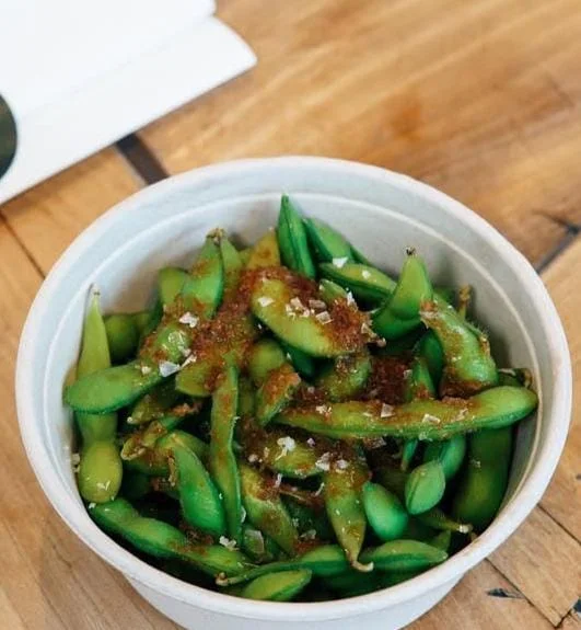 Spicy Ginger Soy Edamame