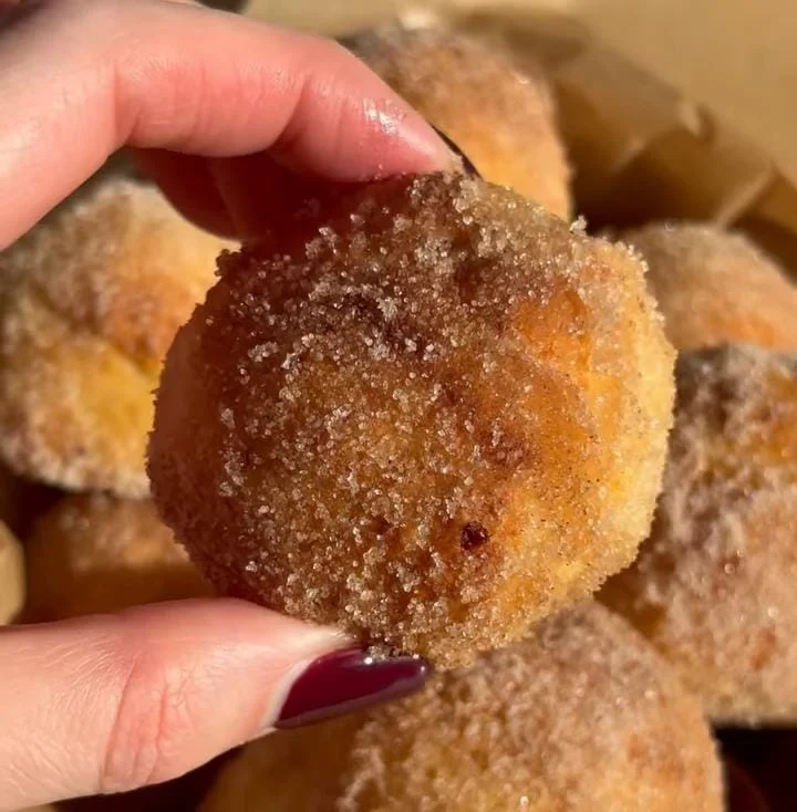 Air Fryer Cinnamon Sugar Donut Holes Air Fryer Desserts