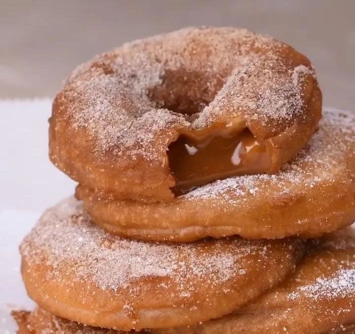 Air Fryer Caramel Apple Rings