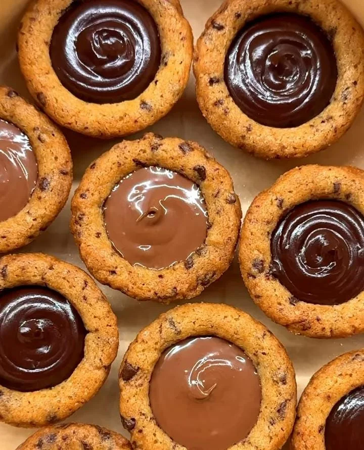 Air Fryer Chocolate Chip Cookie Cups