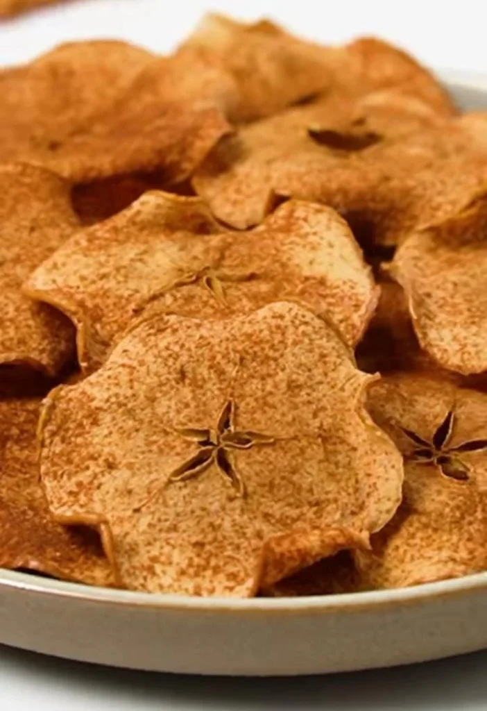 Air Fryer Cinnamon Apple Chips