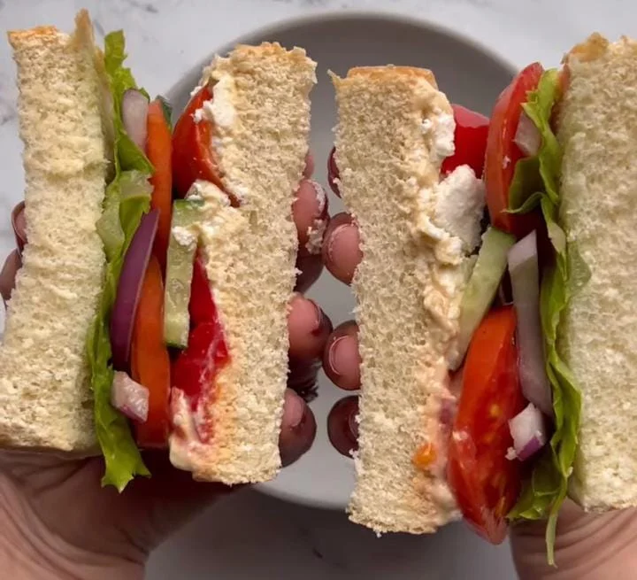 Mediterranean Veggie Sandwich
