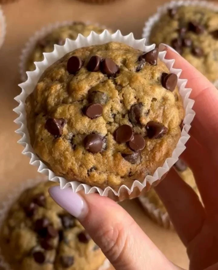 Oat Flour Banana Muffins