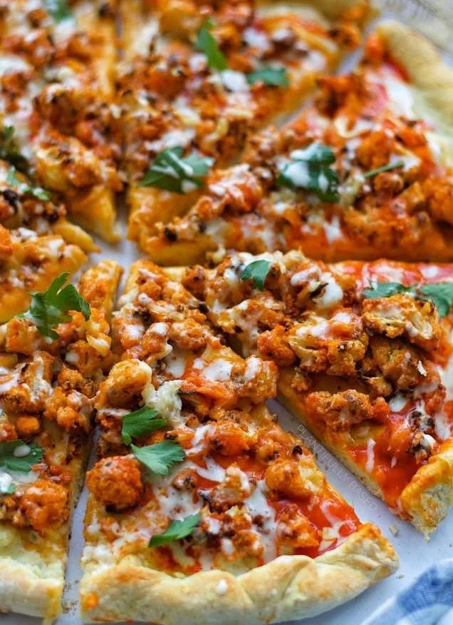 Cauliflower Buffalo Pizza