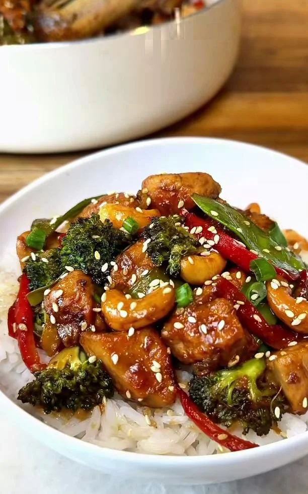Sesame Ginger Chicken Stir Fry