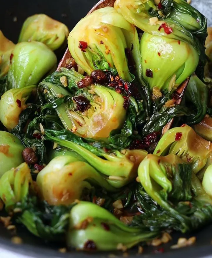 Stir-Fried Bok Choy with Garlic